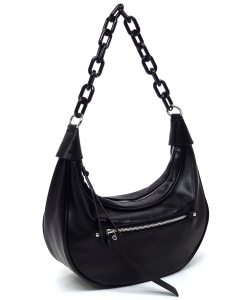 Fashion Acrylic Chain Shouler Bag Hobo CSD009 BLACK